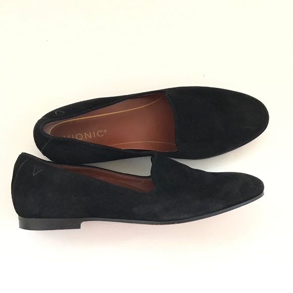 VIONIC Willa Suede Ballet Flat Slip On Loafer Black Women’s Size 8.5 - Picture 10 of 16